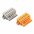 Fjöðurtengi 5,0/5,08mm með föstu gati