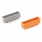 Lóðrétt karltengi 5,0/5,08 mm Pinna þvermál 1,0 mm